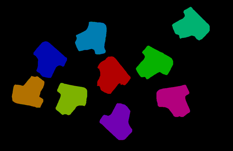 Result for instance segmentation (color image)