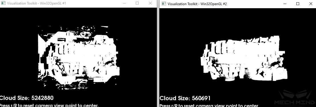 Result for point cloud preprocessing