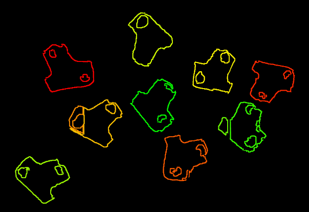 Result for filtering out point clouds that exceed the limit