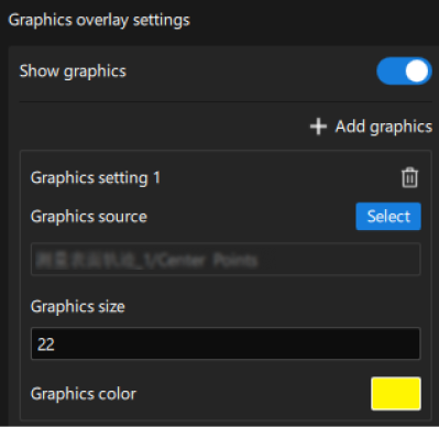 graphics overlay settings