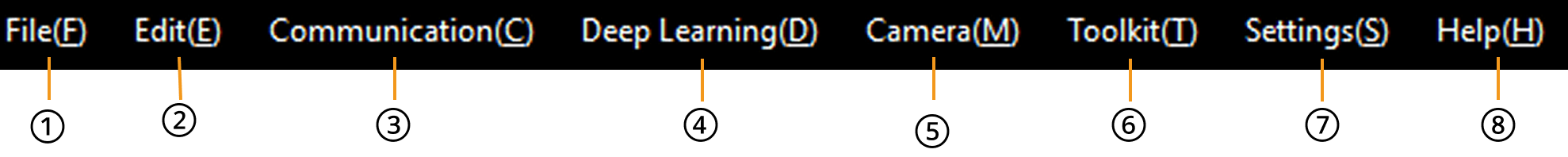 menu bar