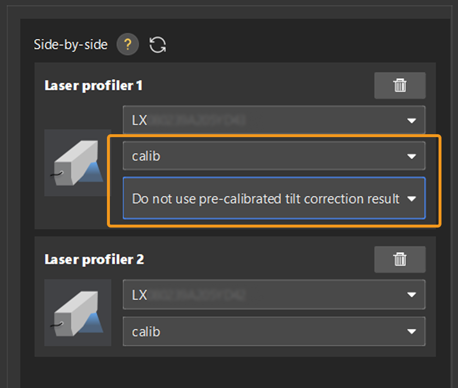 select parameter group