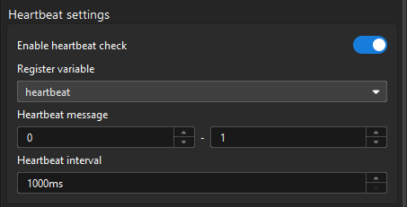 config custom siemens s7 client headtbeat