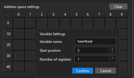 config custom siemens s7 client variable