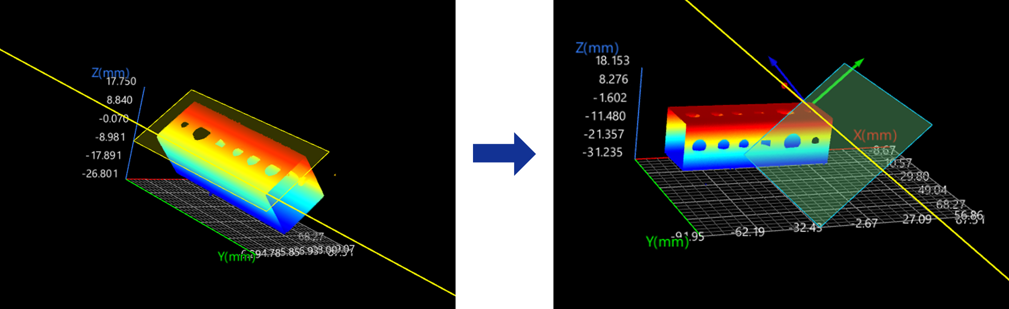 plane plus line demo