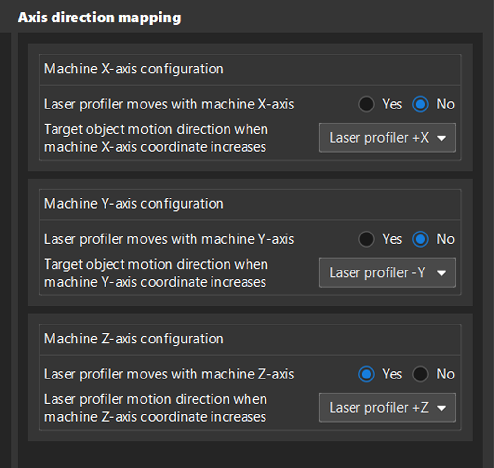 axis mapping demo