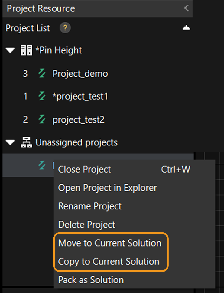move to a solution