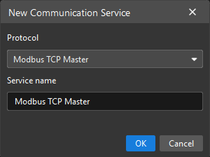 config custom modbus tcp