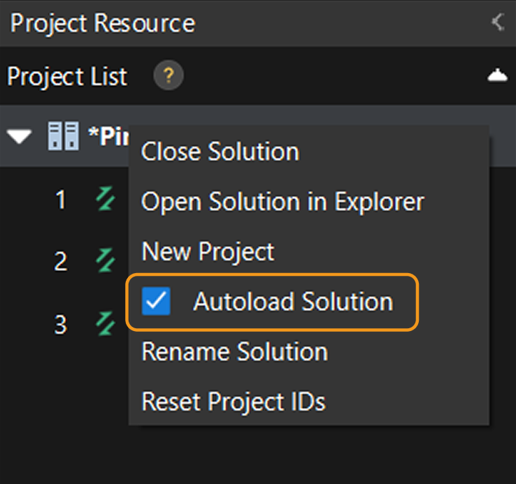 autoload project