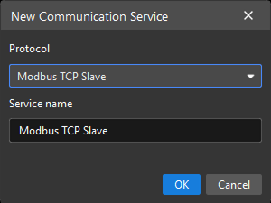 config custom modbus tcp