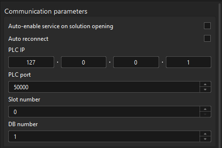 config custom siemens s7 client com param