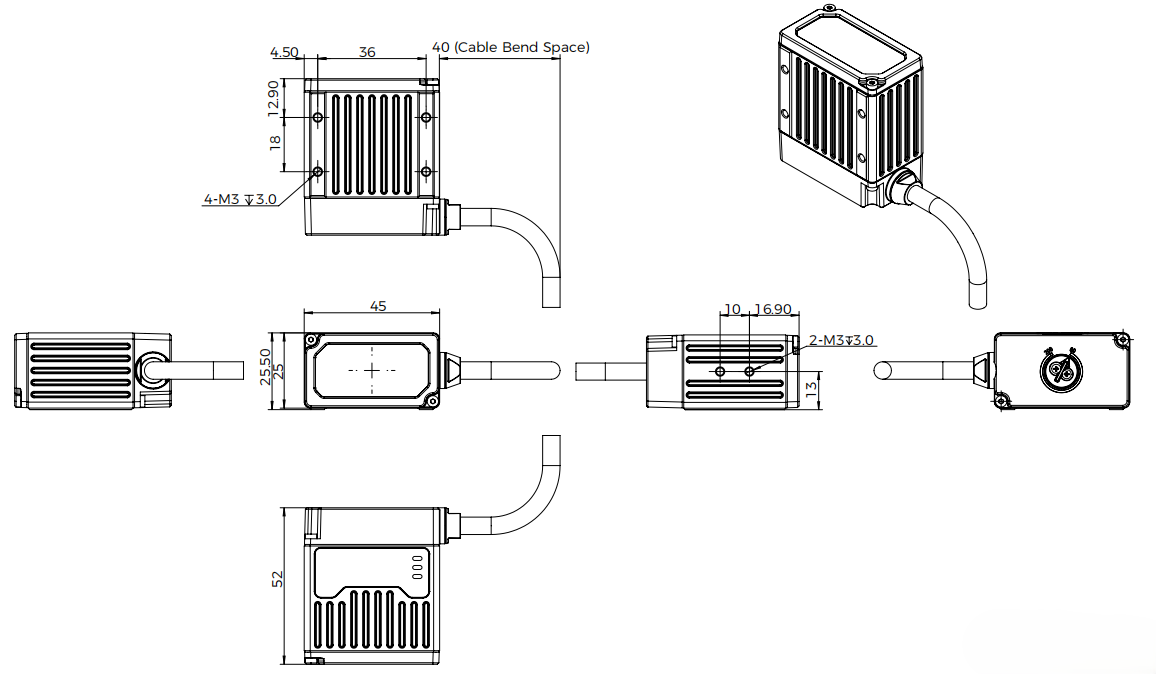dimensions aic1016m 16m w