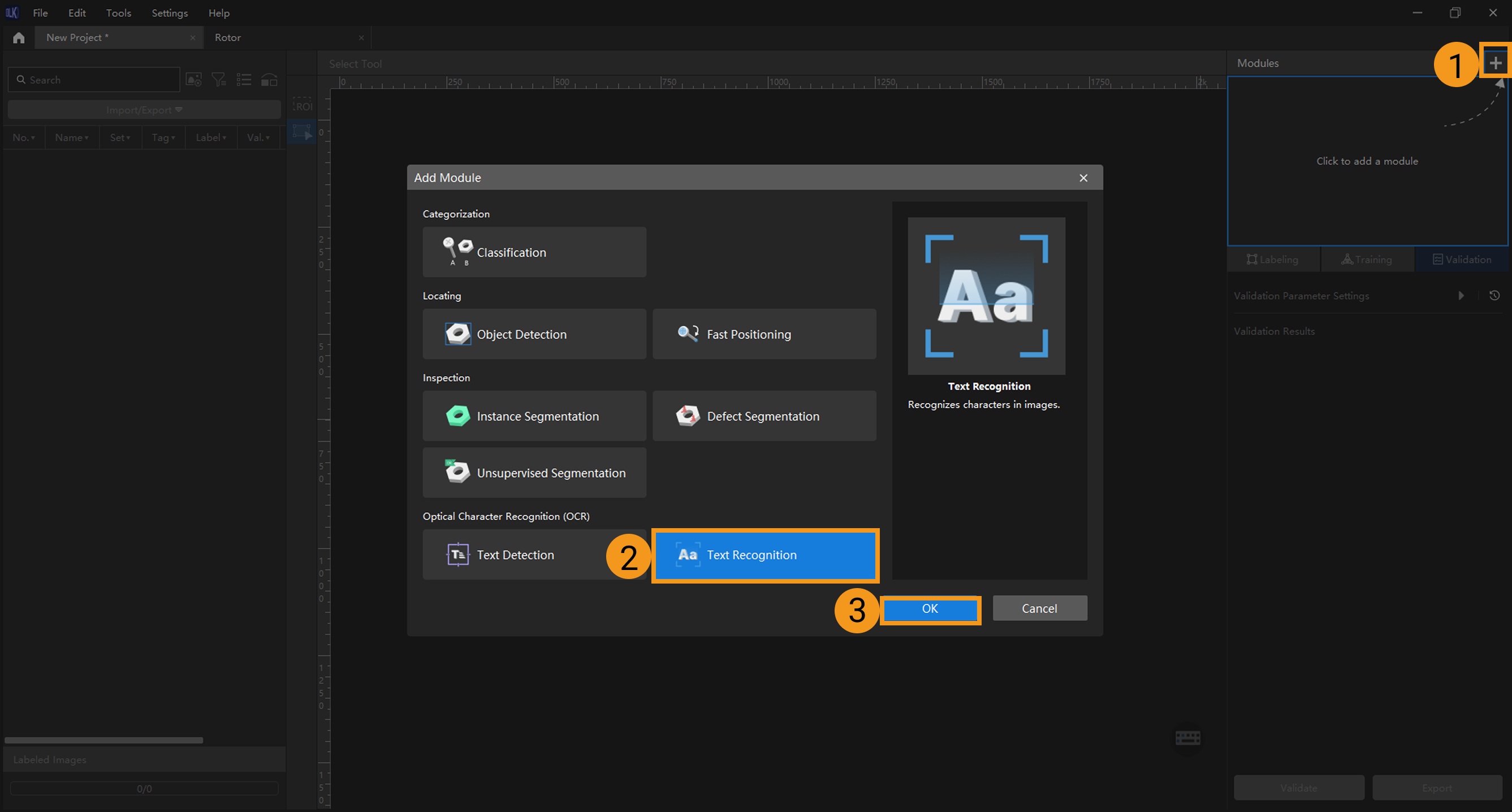 example projects add project
