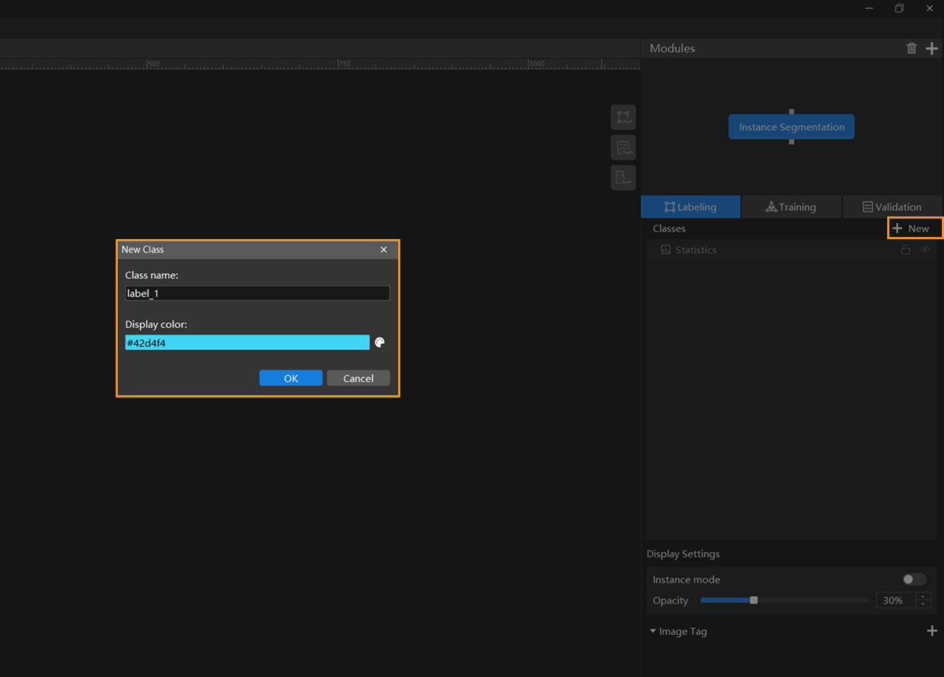 advanced instance segmentation create label