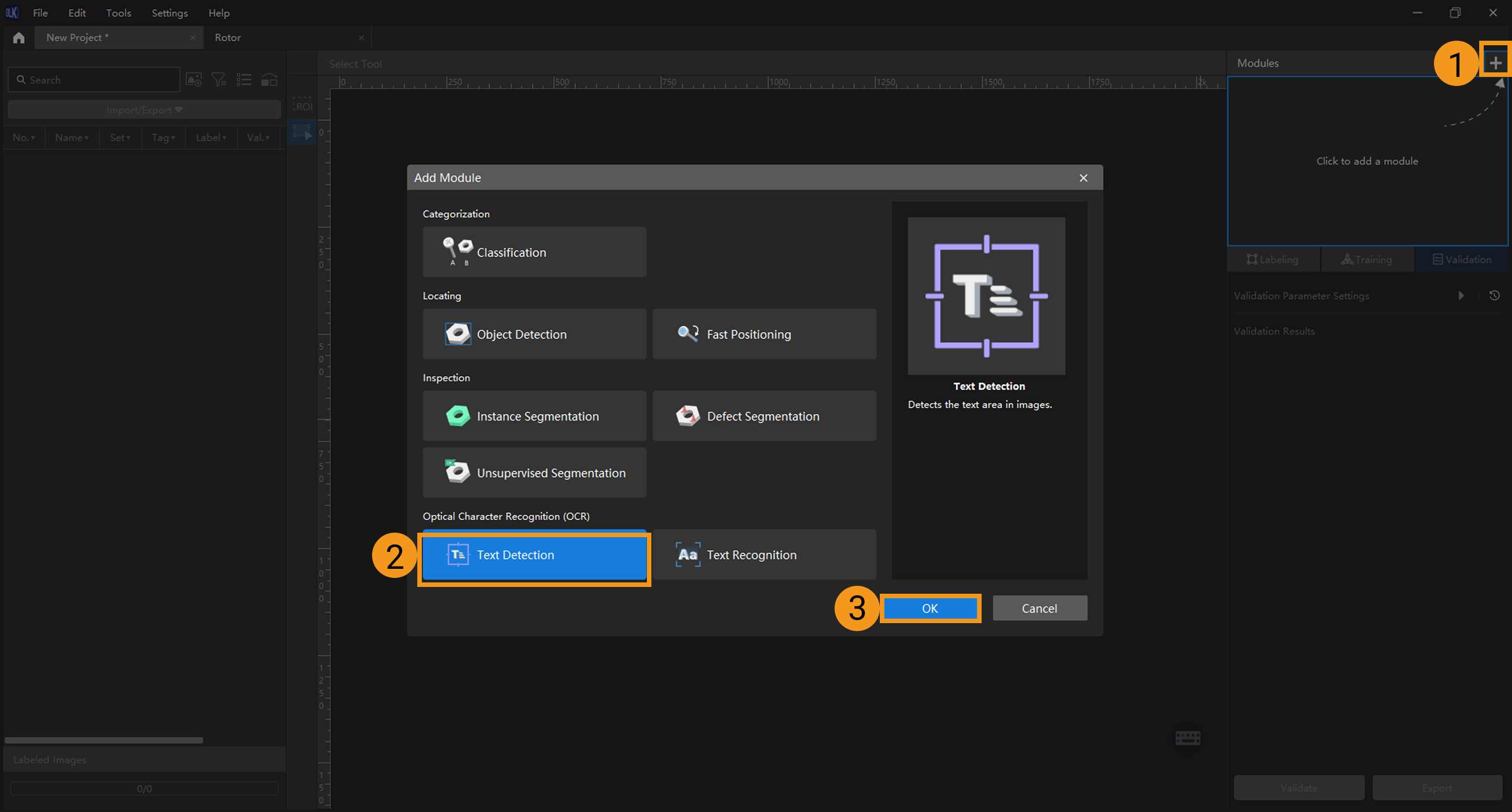 example projects add project