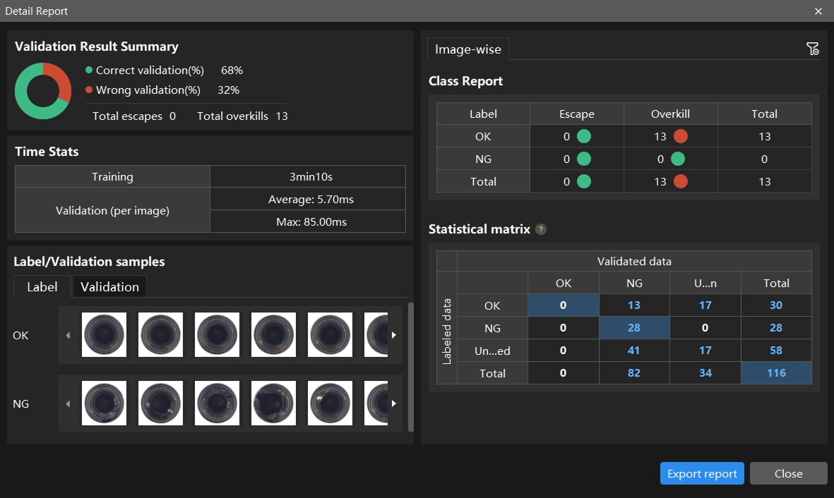 view validation result2