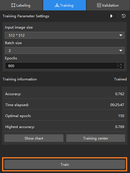 advanced instance segmentation train