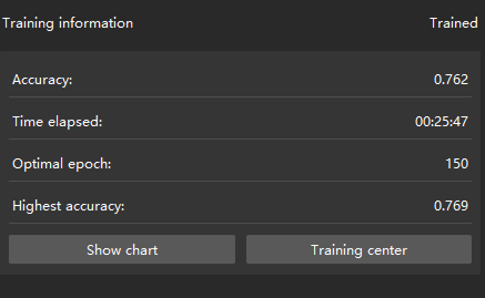 advanced instance segmentation training info