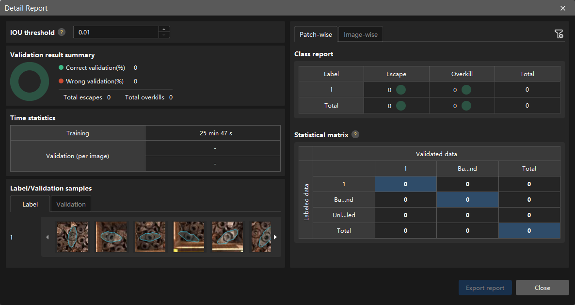 example projects detail report
