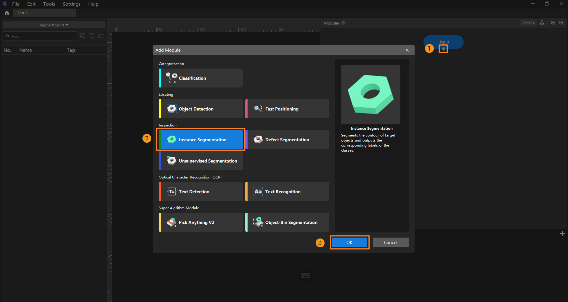 example projects instance segmentation