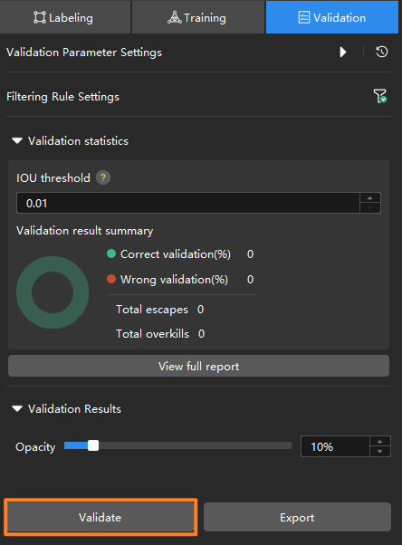 example projects verify chart