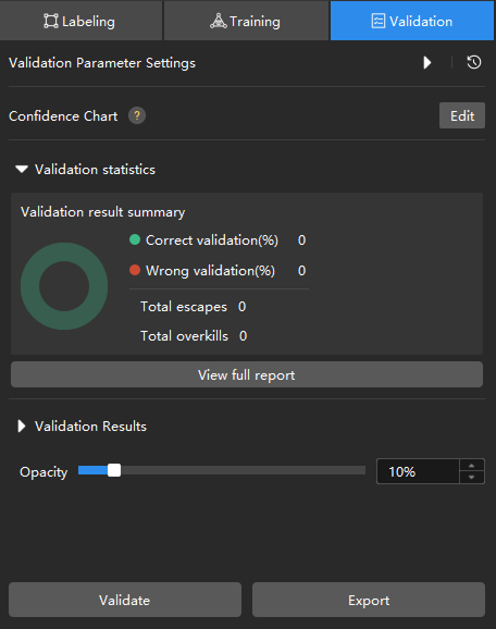 view validation result1