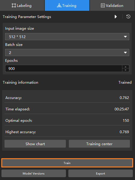 advanced instance segmentation train