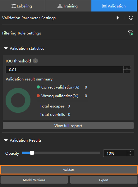 example projects verify chart