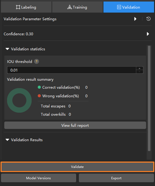 example projects validation