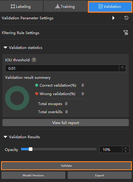 example projects verify chart