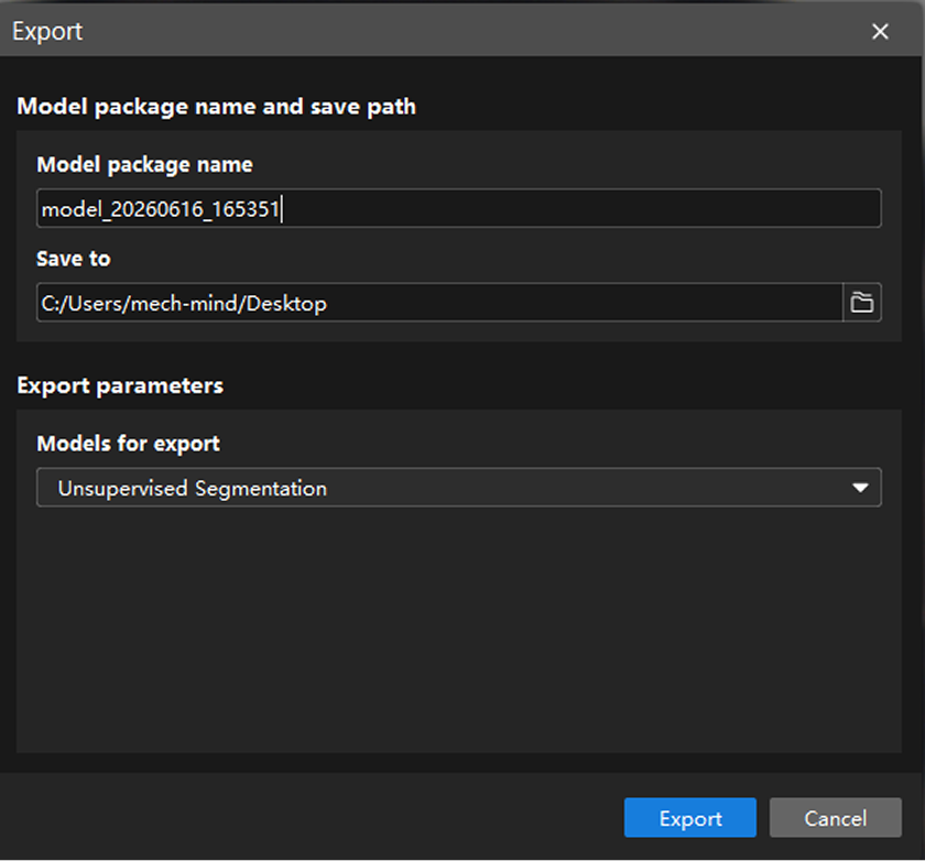 example projects model files