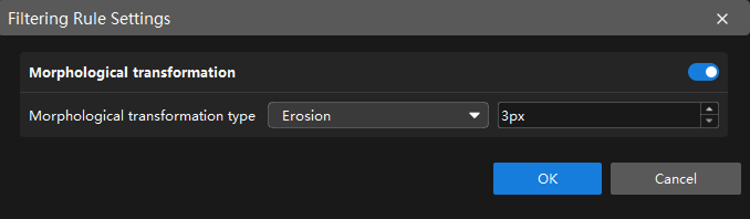 filtering rule settings