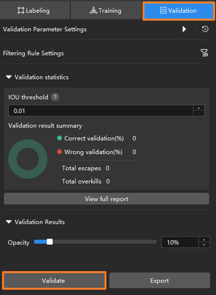example projects verify chart