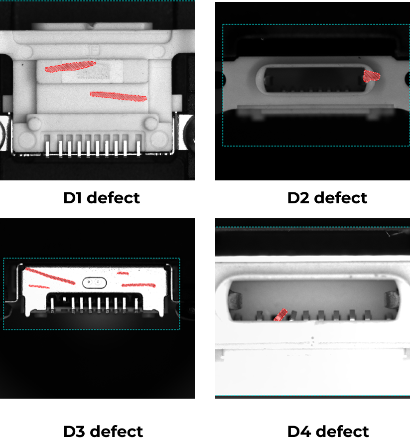 terminal comprehensive inspection defect segmentation