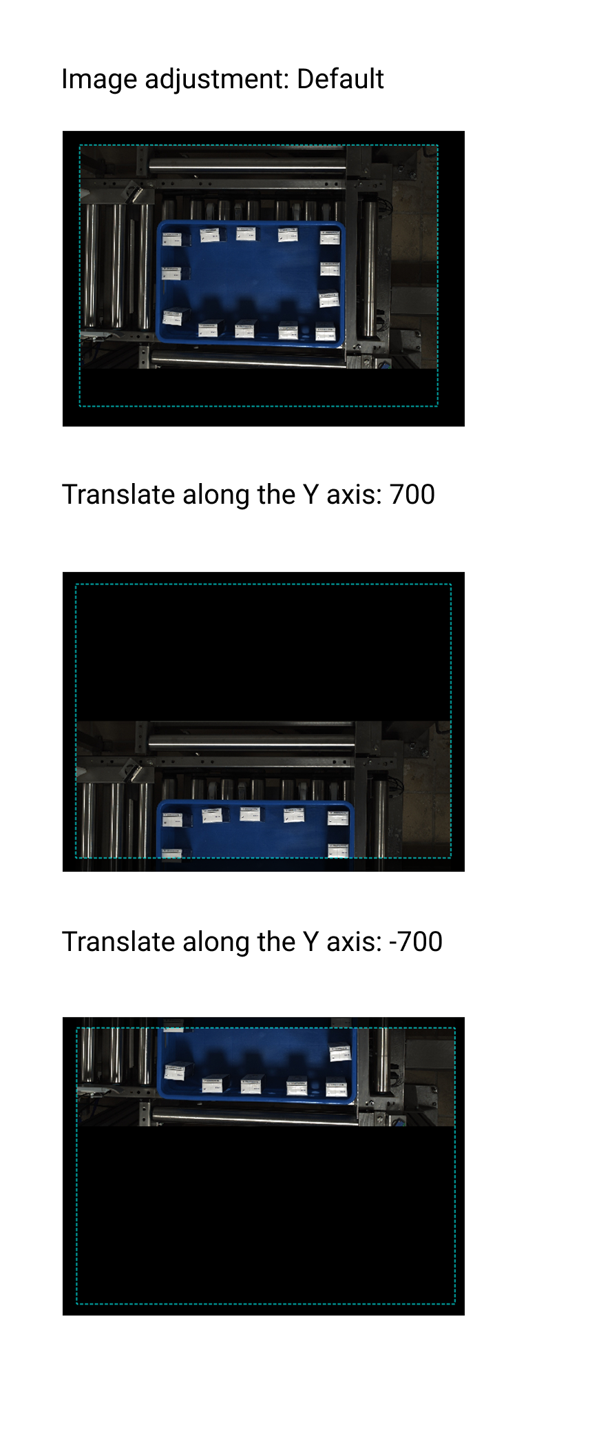 translate along the y axis