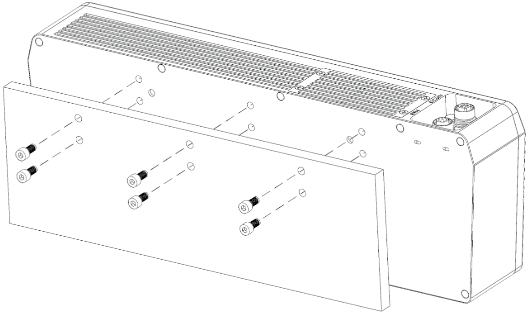 mount with threaded holes 4