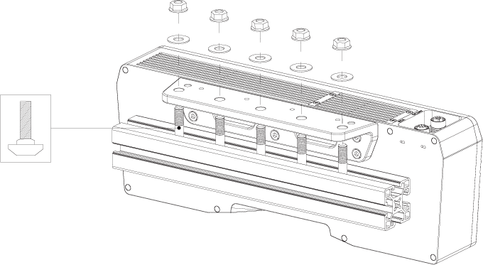 mount with bracket 7