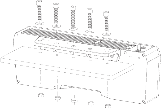 mount with bracket 8