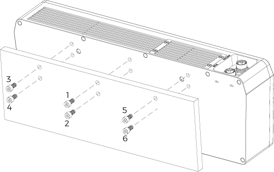 mount with threaded holes 4