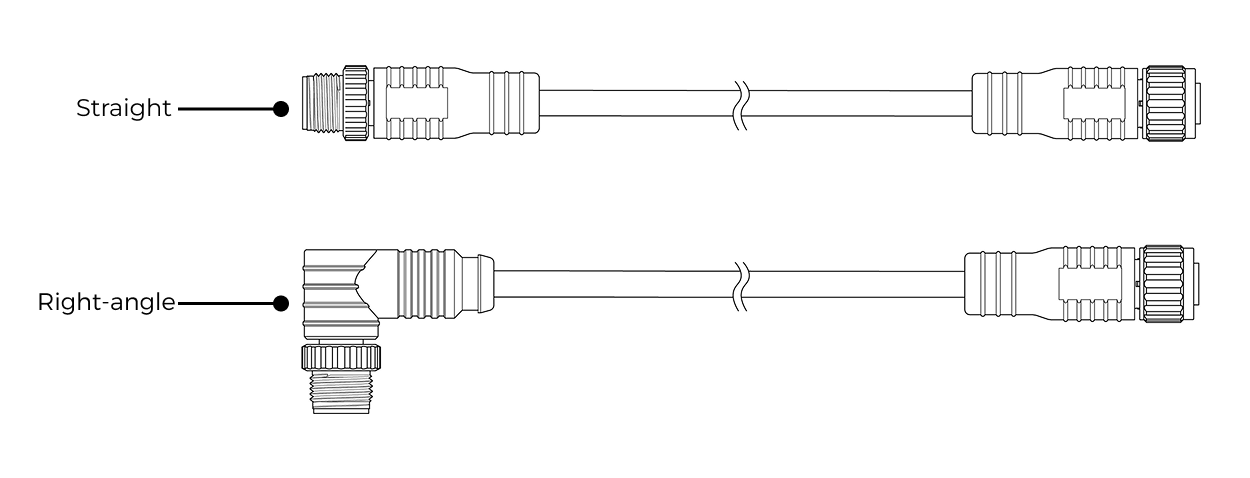 dc power extension cable connector type
