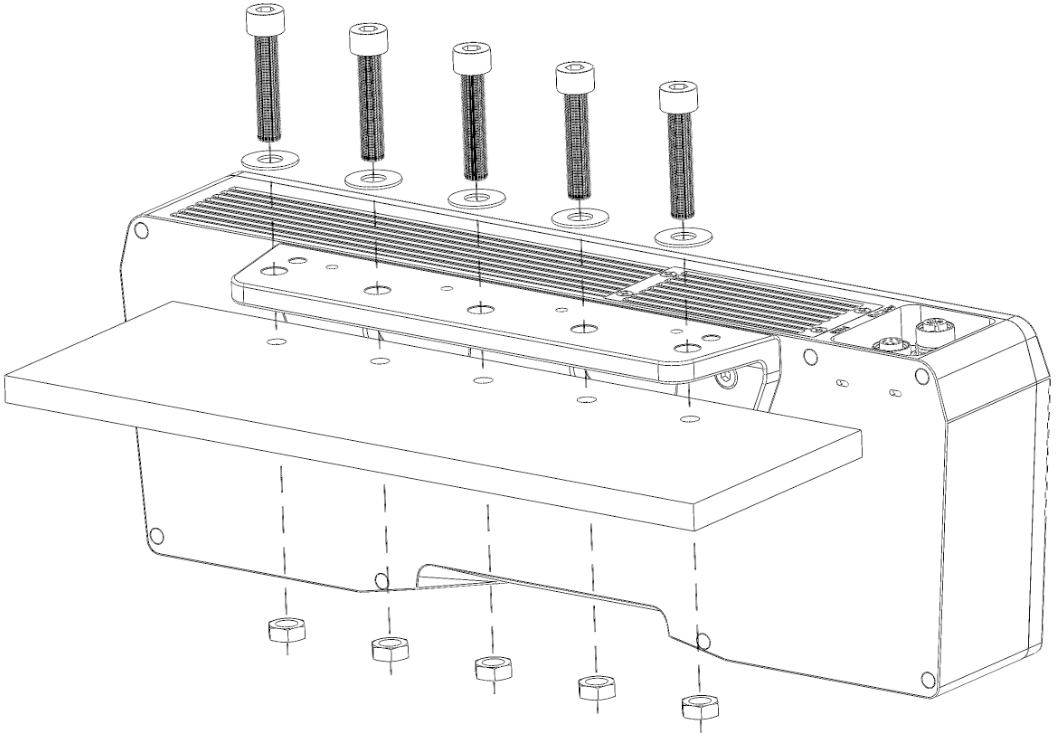 mount with bracket 8