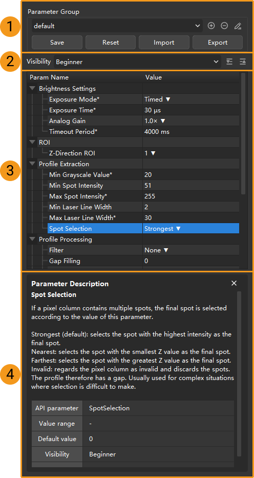 camera parameters