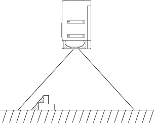 shadowed area represents blind spot 1