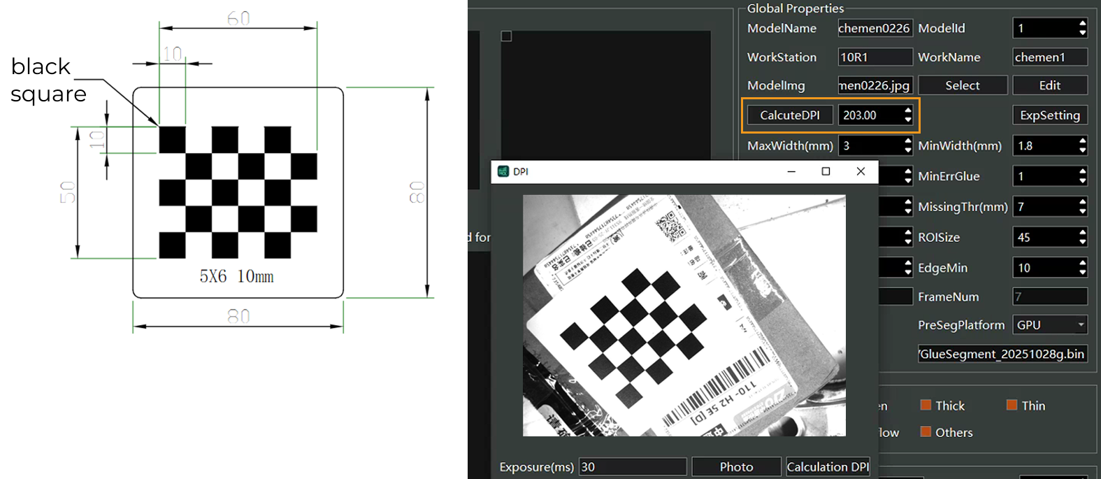 calibration dpi
