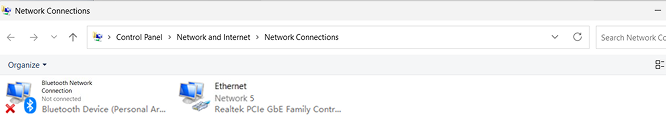 ethernet connection 1