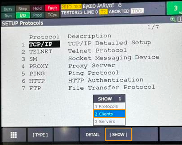 ip config 7