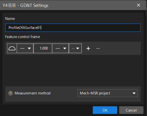 create surface profile