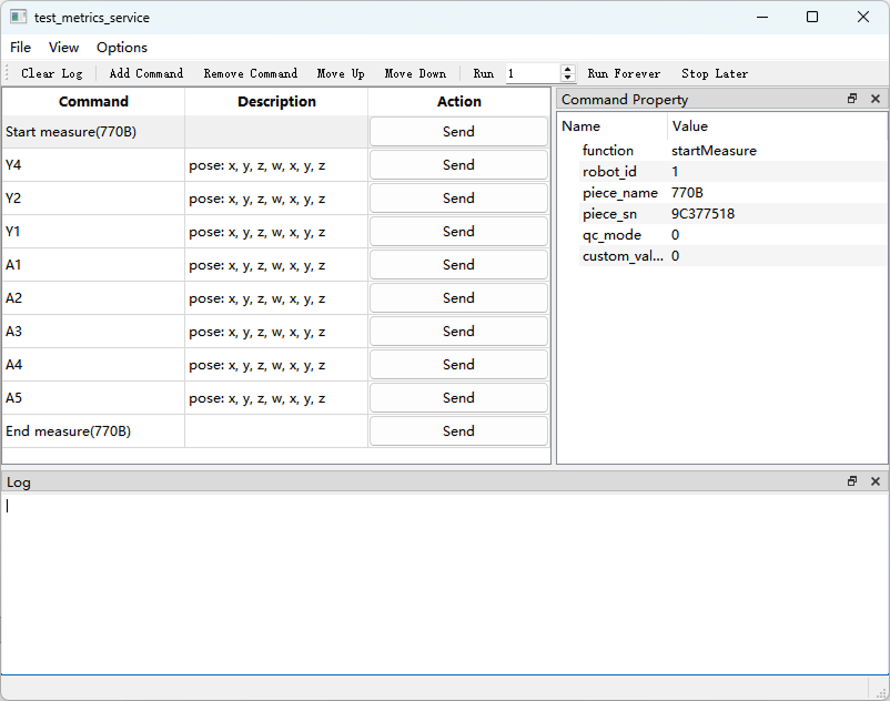 test metrics service