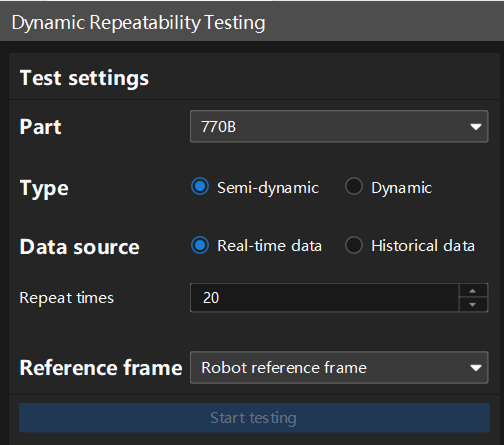 semi dynamic repeatibility