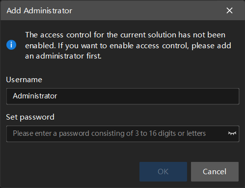 create admin